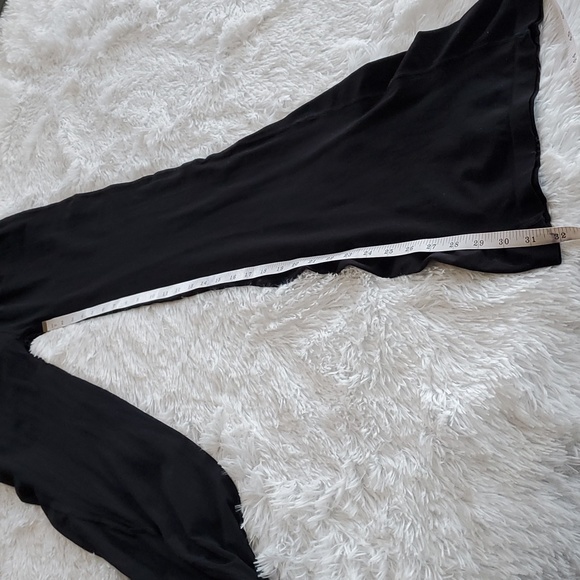 Free People Good Karma Flared Onesie Solid Black - Picture 9 of 13